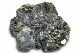 Glittering Galena on Pyrite - Peru #291948-1